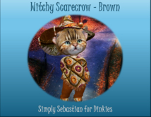 Witchy Scarecrow - Brown