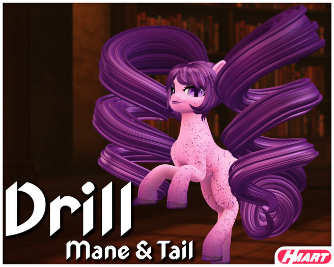 [HMART] Drill Mane & Tail
