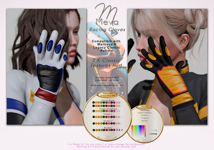 Meva Racing Gloves 