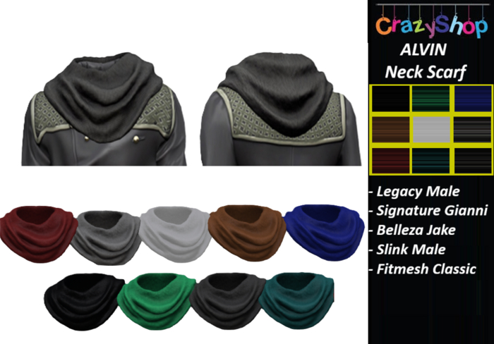 Crazy Alvin Neck Scarf