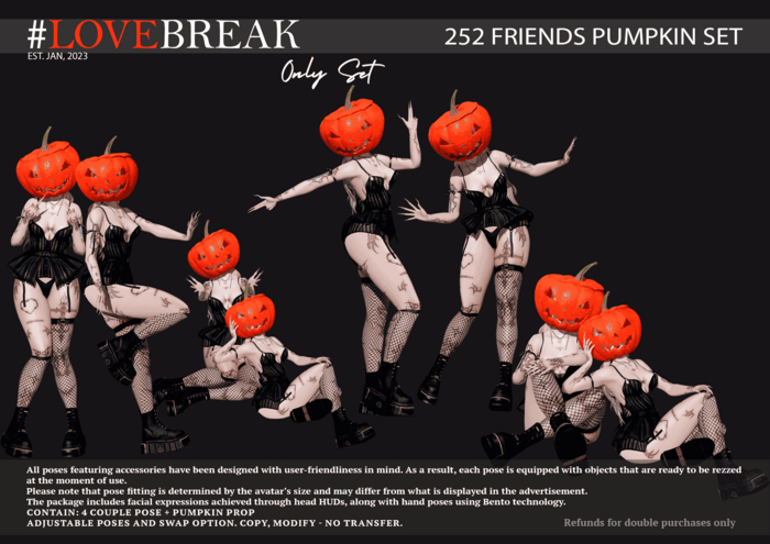 #LOVEBREAK 252 FRIENDS PUMPKIN SET