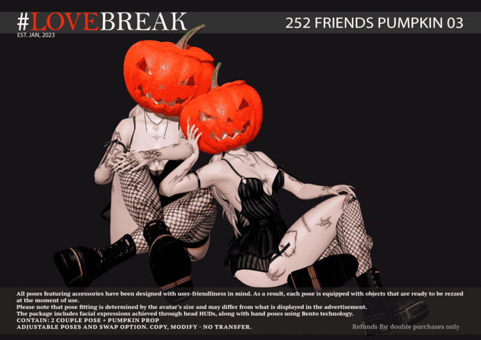 #LOVEBREAK 252 FRIENDS PUMPKIN 03
