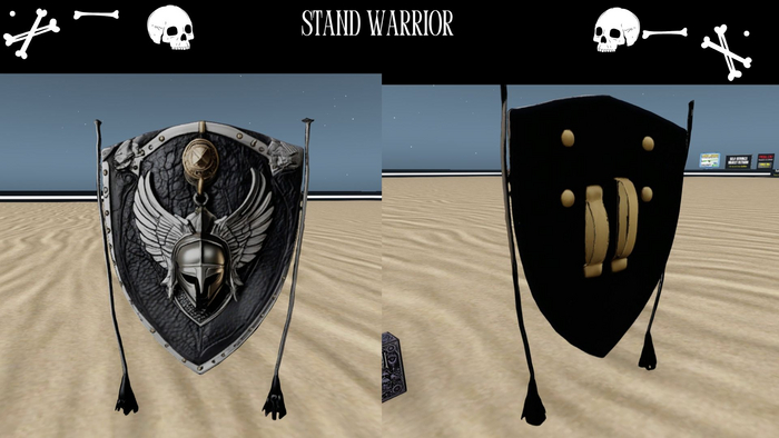 [NE] stand warrior decor