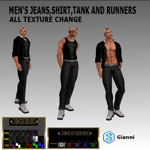 MEN'S TEXTURE CHNAGE SET GIANNA