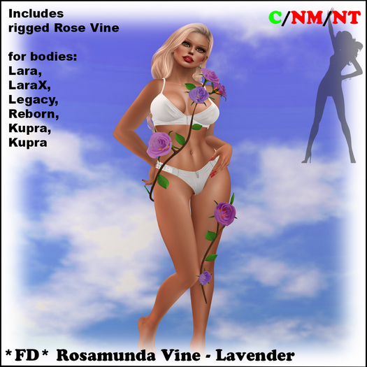 *FD* Rosamunda Vine Accessory [Boxed] Lavender