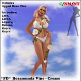 *FD* Rosamunda Vine Accessory [Boxed] Cream