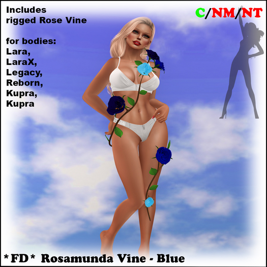 *FD* Rosamunda Vine Accessory [Boxed] Blue