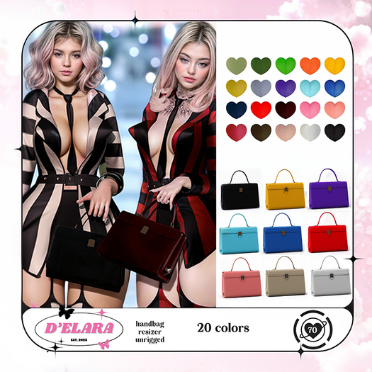 D'ELARA #70 HANDBAG FATPACK