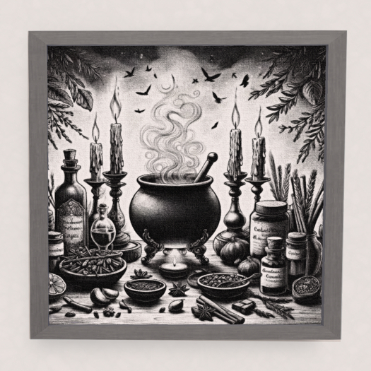 WwL Midnight Rites Silver Frame