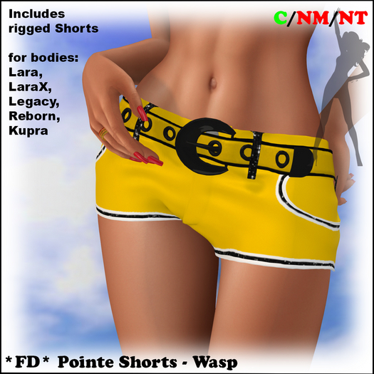 *FD* Pointe Shorts [Boxed] Wasp