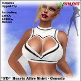 *FD* Hearts Afire Shirt [Boxed] Generic