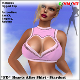*FD* Hearts Afire Shirt [Boxed] Stardust
