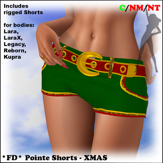 *FD* Pointe Shorts [Boxed] XMAS