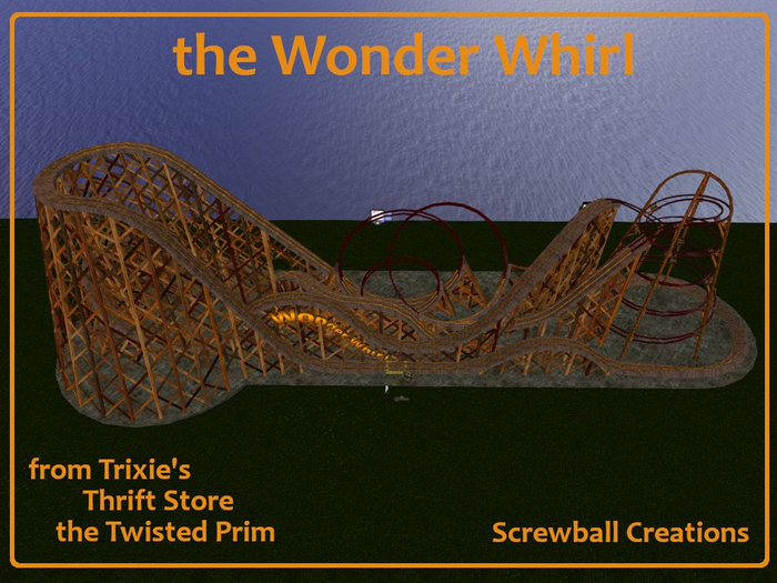 the Wonder Whirl Roller Coaster