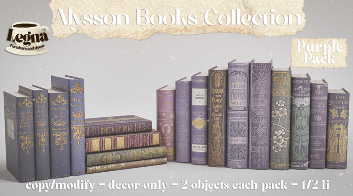 - Legna - Alysson Books Collection (Purple Pack)