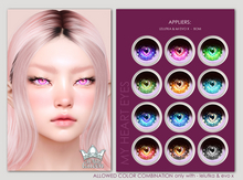 MY HEART EYES - LELUTKA & BOM - FATPACK - WHITE QUEEN