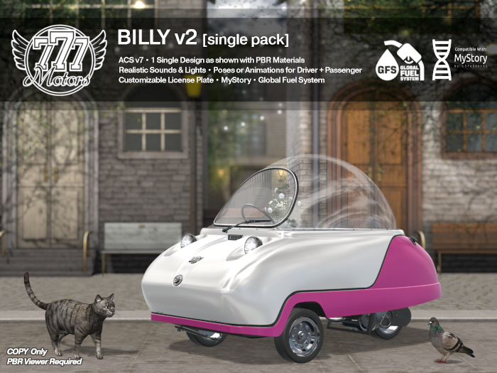 [777] BILLY v2 - White & Pink (Add)