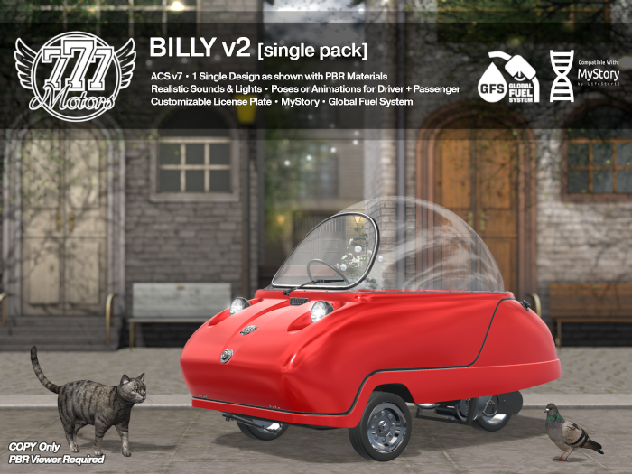 [777] BILLY v2 - Red (Add)