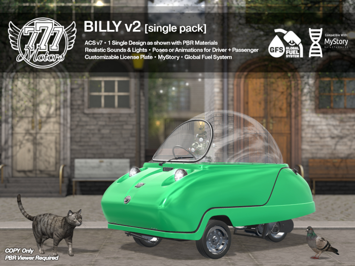 [777] BILLY v2 - Mint (Add)