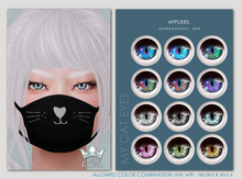MY CAT EYES - LELUTKA & BOM - FATPACK - WHITE QUEEN