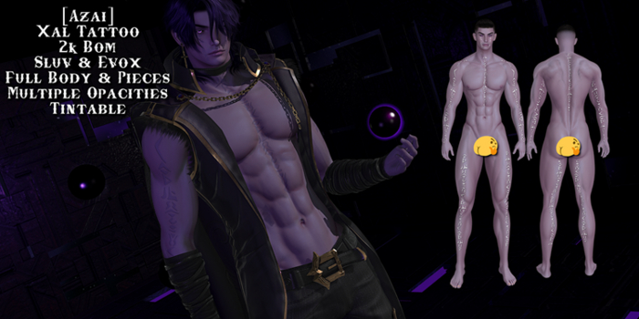 [Azai] - Xal Tattoo Set