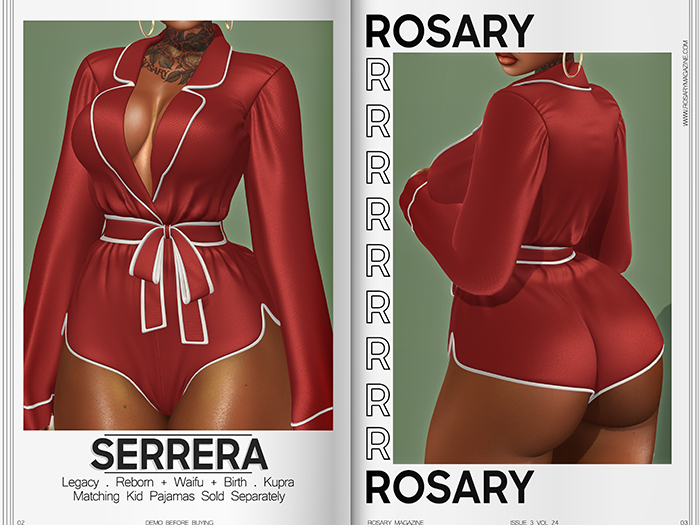 Rosary. Serrera . Red