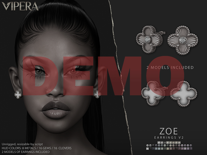 [VIPERA] DEMO Zoe Earrings V2
