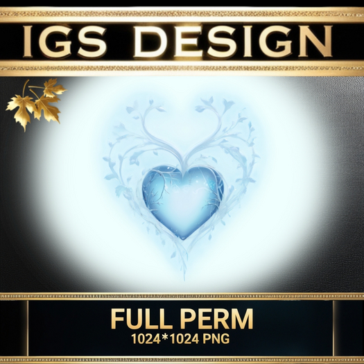 Full Perm Texture - Ice heart #3