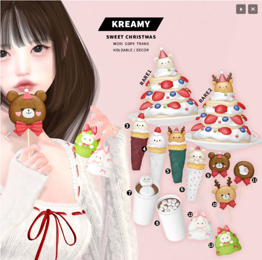3.KREAMY. sweet christmas