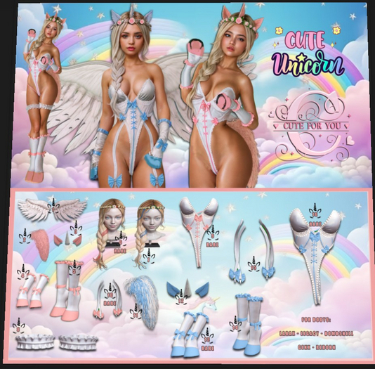 13 -CUTE FOR YOU  - CUTE UNICORN - REZZ- 13 RARE