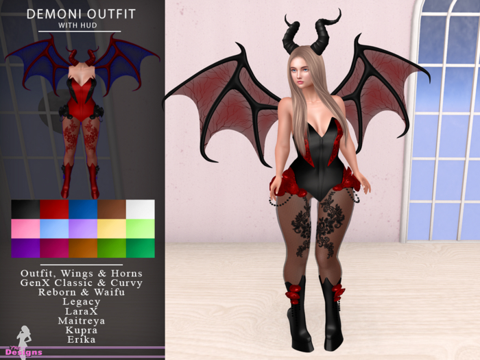 Demoni Outfit With Hud