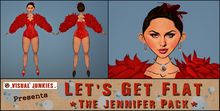 (CARDY) Let's get Flat The Jennifer Pack (full outfit/20 items)