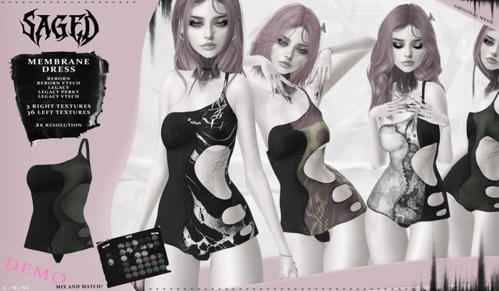 SAGED DEMO. Membrane Dress