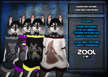 F&L - Haunted Knits - Himeko {Vixen} Dress Sweater Mod