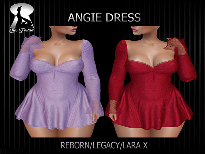 ChP - Angie Dress (Purple/Red)