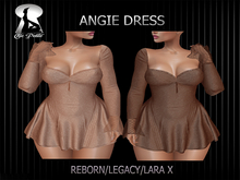 ChP - Angie Dress (Beige/Brown)