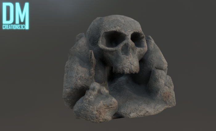 Skull Cave C01 Full Perm Mesh