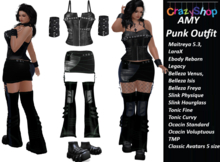 Crazy Amy Punk Outfit