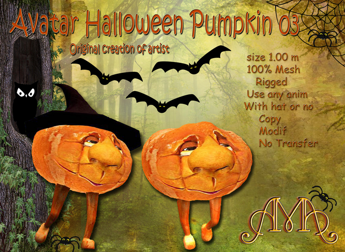 Avatar Halloween "Pumpkin 03" (mesh)