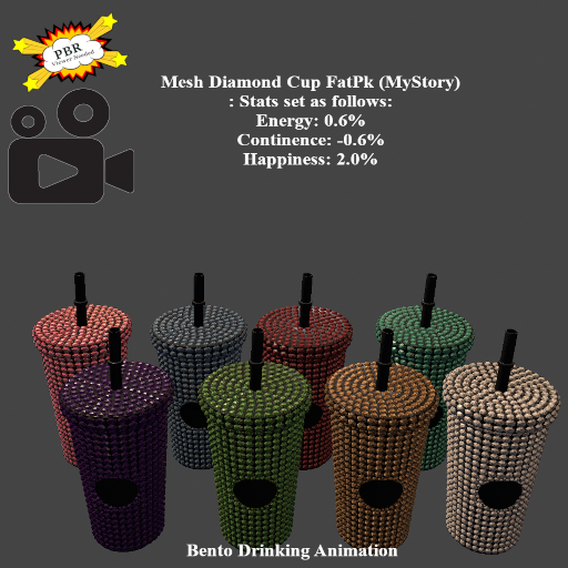 !DhaiNa Care! Package HUD- PBR Diamond Cup FatPk