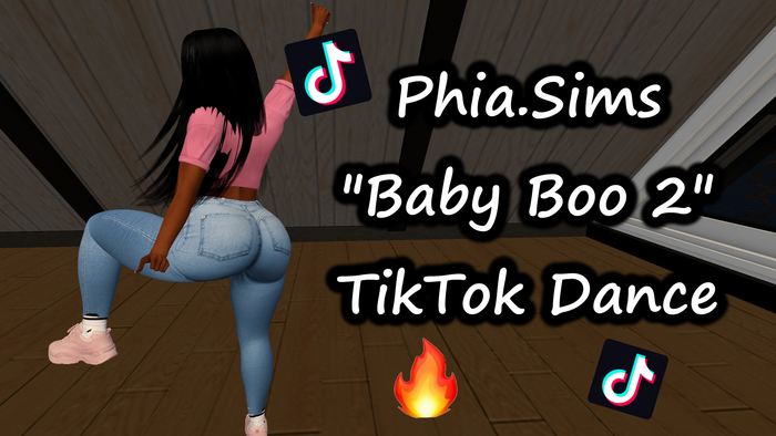 Phia.Sims Baby Boo 2 TikTok Dance Animation