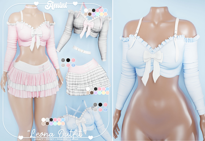 Amini - Leona Top [Ice]