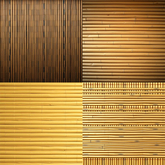 16 BAMBOO WALL PANELS - Full Perm