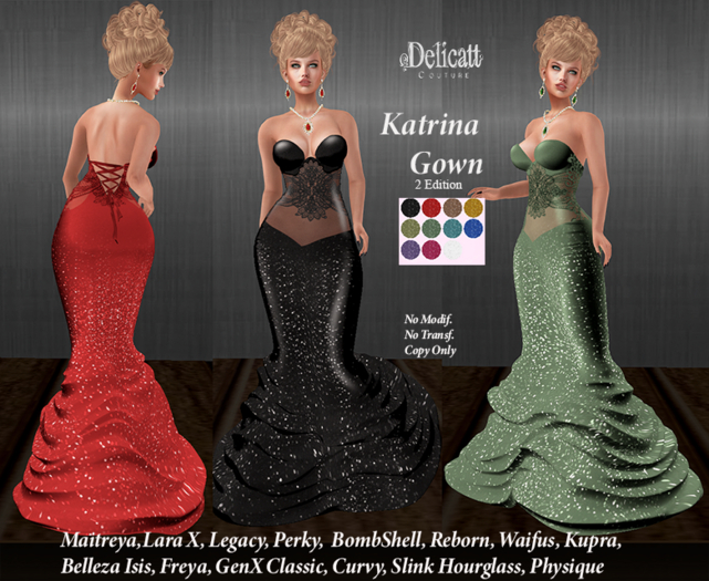 Delicatt Couture - Katrina Gown - 2 Edition - ♥Oct.02♥2025♥