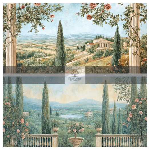 TB - ROMAN PASTORAL MURAL