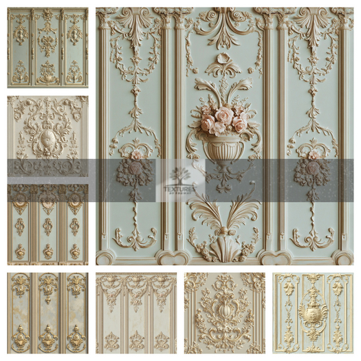TB - REGENCY ROCOCO WALL PANELS PK2
