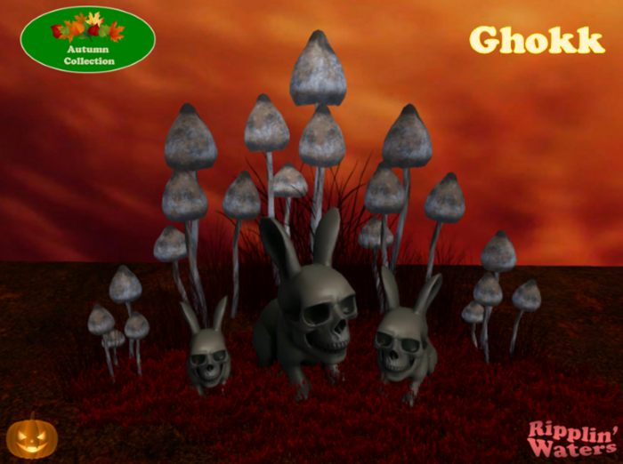 RW - Halloween Autumn Fall Zombie Rabbits *Ghokk* c/m