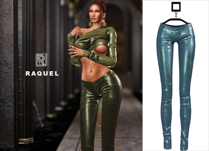 RAPTURE-Pants Raquel-Aqua