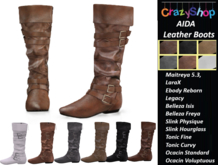 Crazy Aida Leather Boots