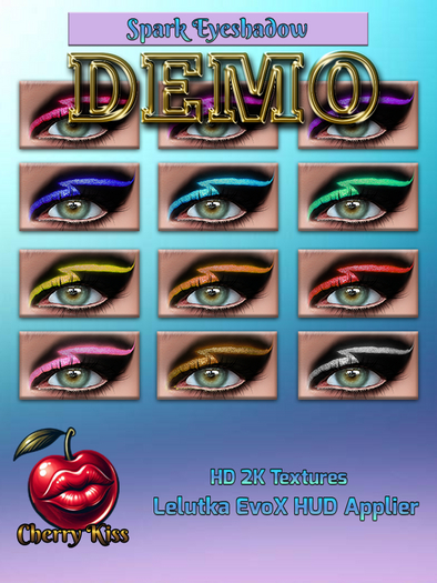 Cherry Kiss Spark Eyeshadow Evox (add) DEMO